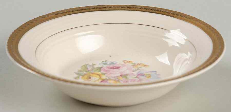Egert Rose Trophy Fruit/Dessert (Sauce) Bowl by Leigh Potters-1