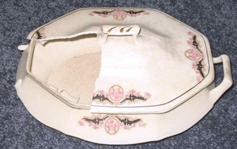 3213 Oval Covered Vegetable by Limoges-American-1