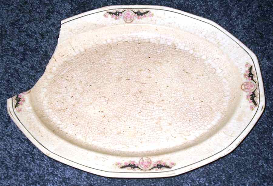 3213 14" Oval Serving Platter by Limoges-American-1