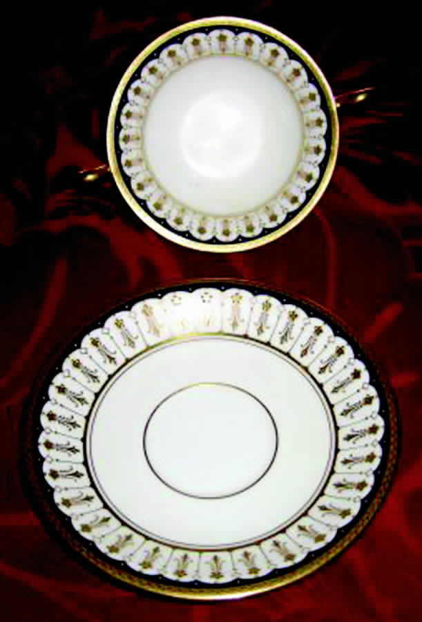 L81 Footed Cream Soup Bowl & Saucer Set by Lenox-1