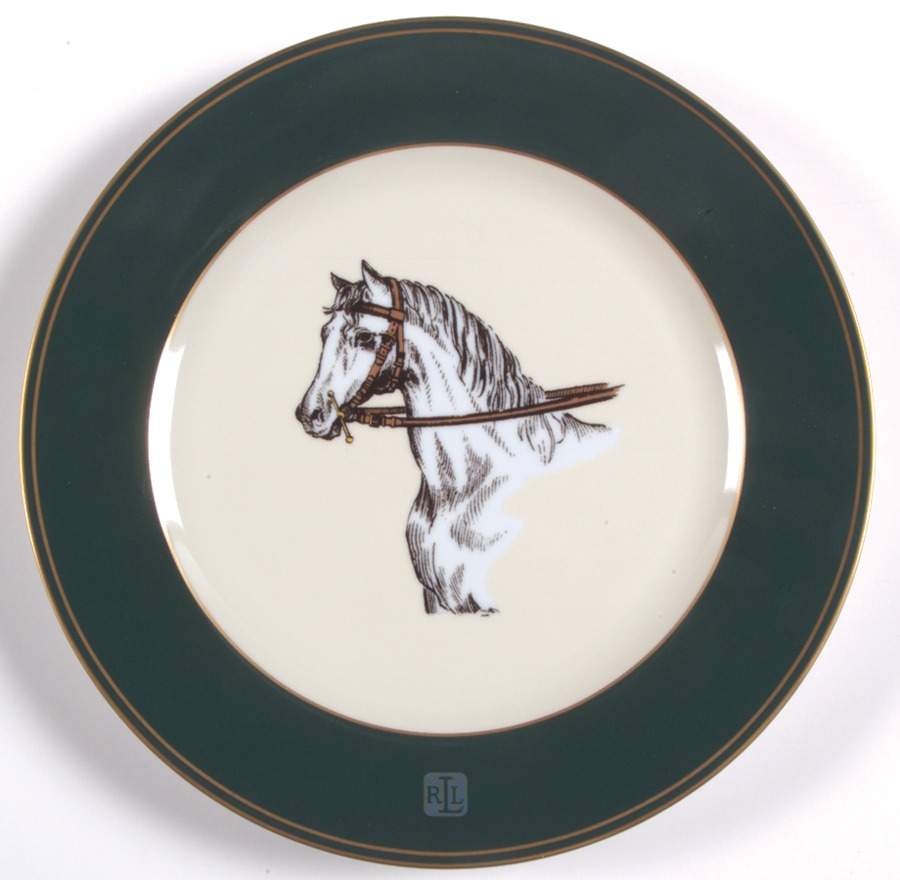 Equestrian Luncheon Plate by Ralph Lauren China-1