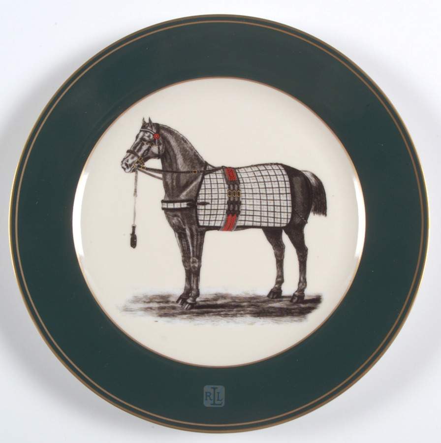 Equestrian Luncheon Plate by Ralph Lauren China-1