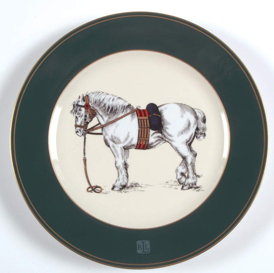 Equestrian Luncheon Plate by Ralph Lauren China-1