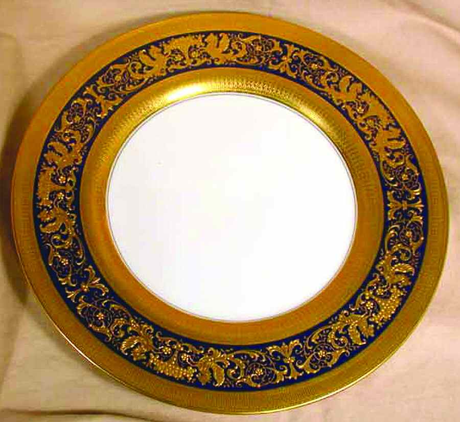 K14B Cobalt Blue Dinner Plate by Lenox-1
