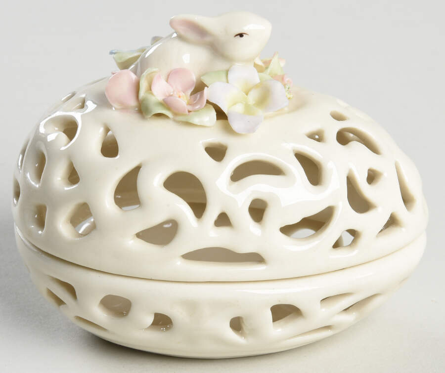 Easter Pierced Egg Box & Lid by Lenox-1