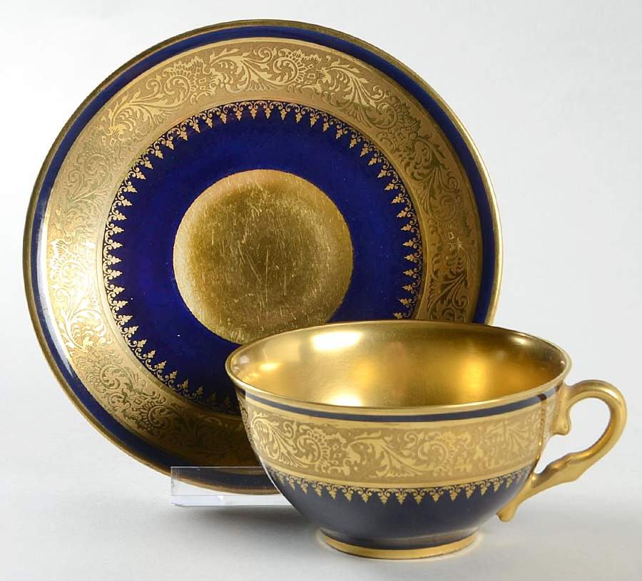 AP22 Flat Cup & Saucer Set by Andre Prevot Limoges-1