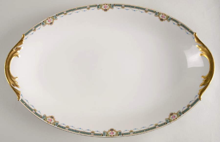 LEG62 16" Oval Serving Platter by F Legrand & Cie-1