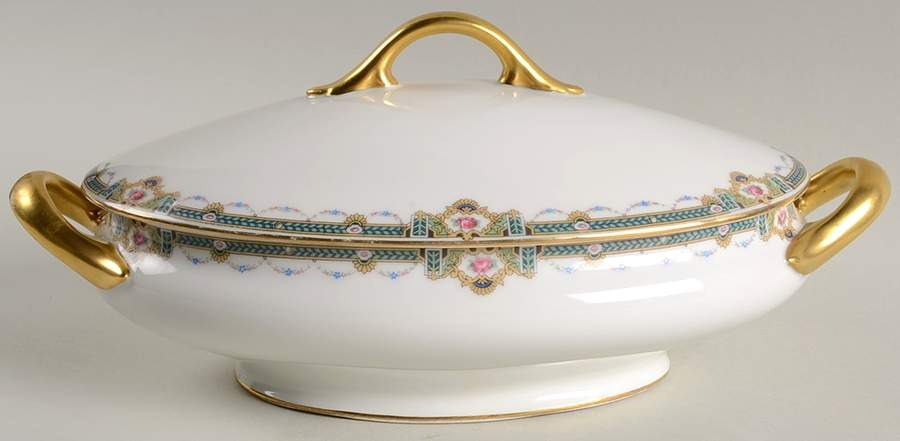 LEG62 Oval Covered Vegetable by F Legrand & Cie-1