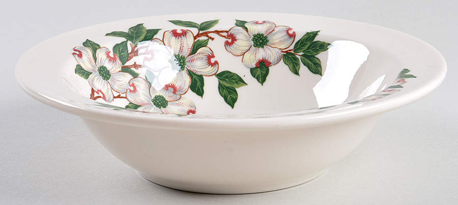 Dogwood (No Trim) Rim Cereal Bowl by Lamberton-1