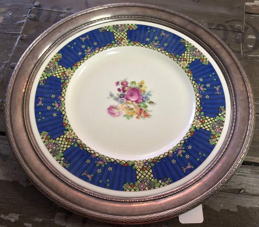J455 Sterling Rim Dinner Plate by Lenox-1