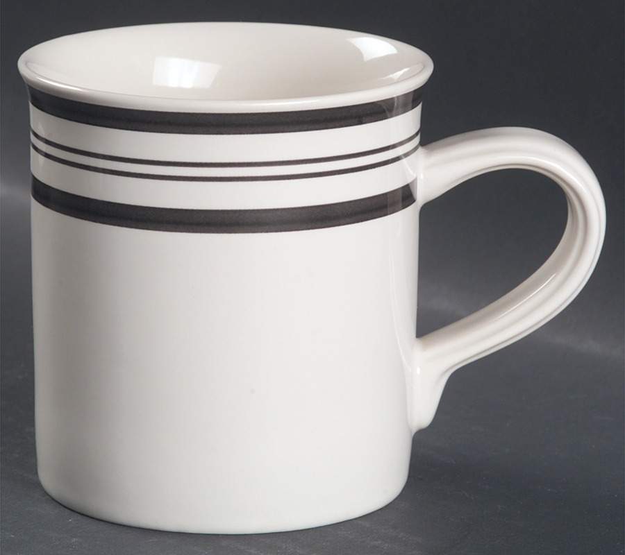 Cafe Stripe Black Mug by Ralph Lauren China-1