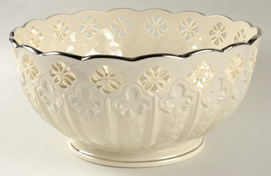 Fleur de Lis Collection Platinum 10" All Purpose Serving Bowl by Lenox-1