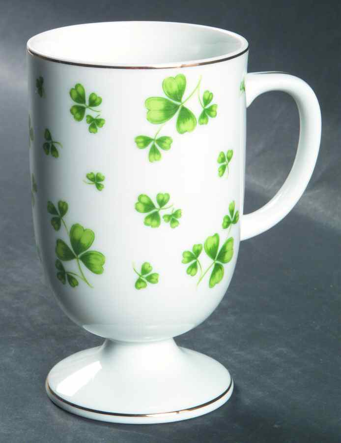 Shamrock St Patrick Irish Coffee Mug by Lefton-1