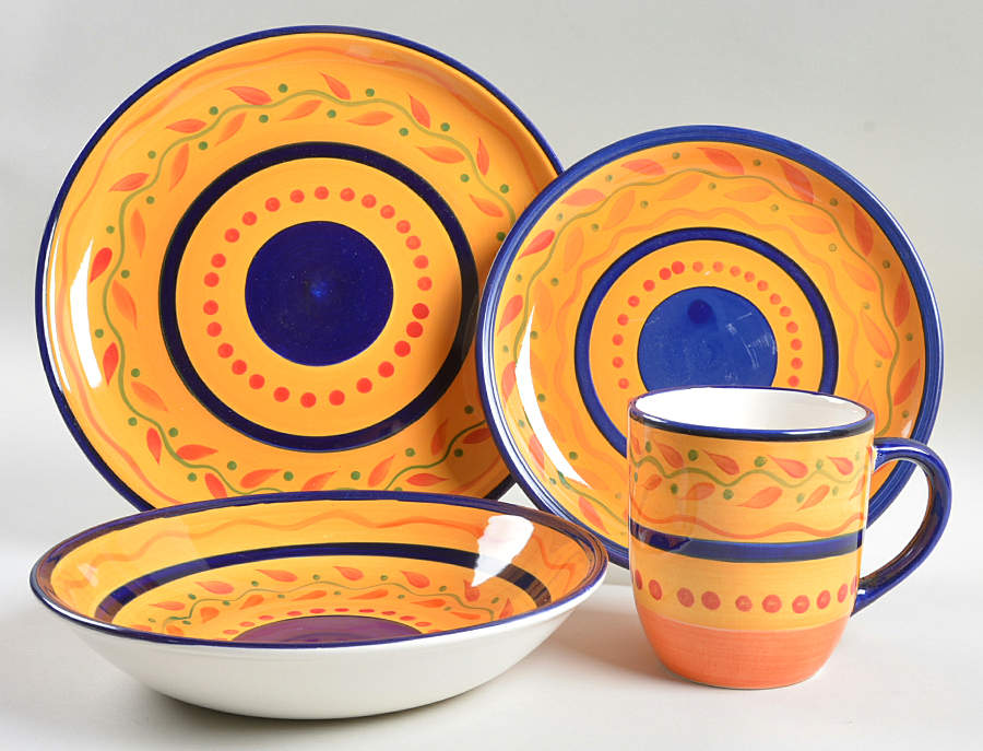 Salsa 4 Piece Place Setting by Libbey-1