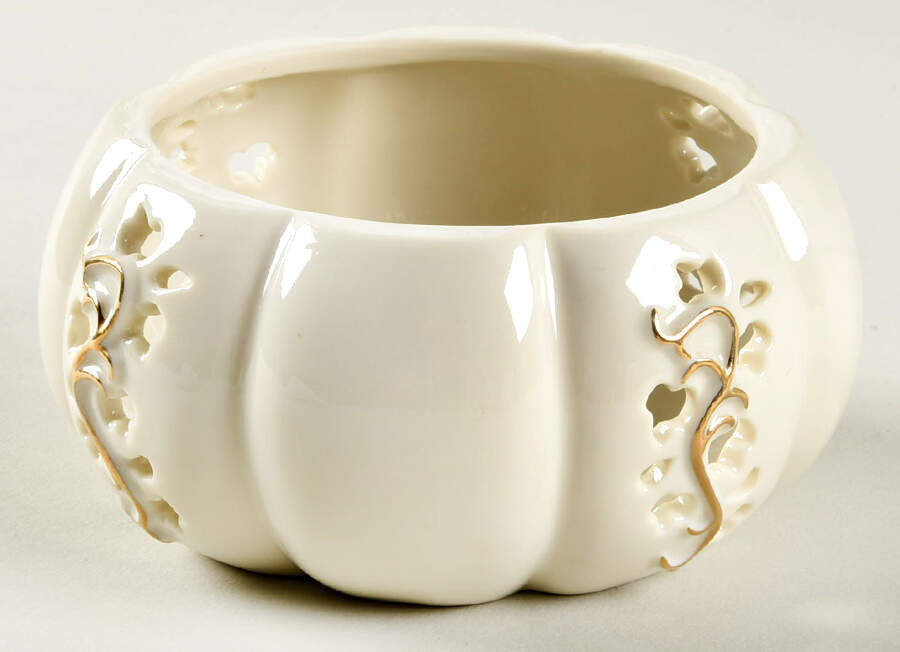 Pumpkin Collection Pierced Candle Votive No Lid by Lenox-1