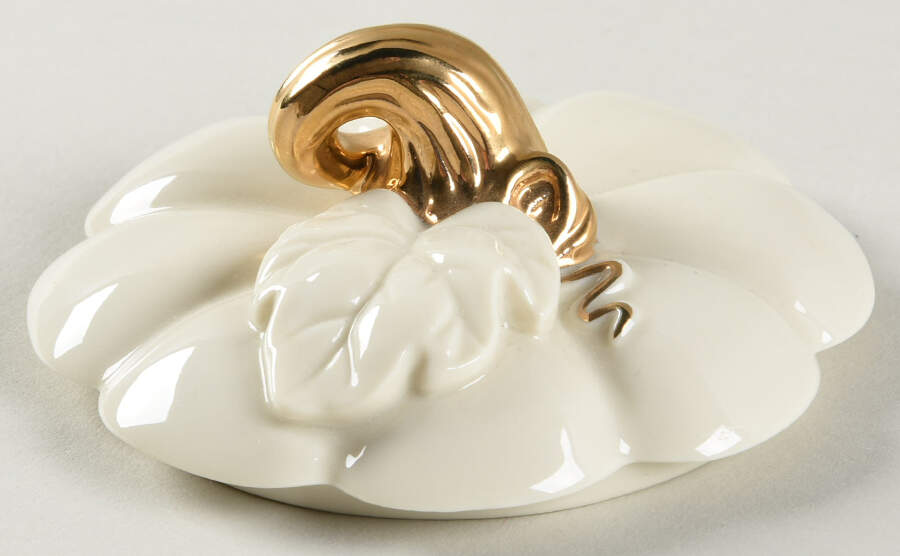 Pumpkin Collection Lid for Pierced Candle Votive by Lenox-1