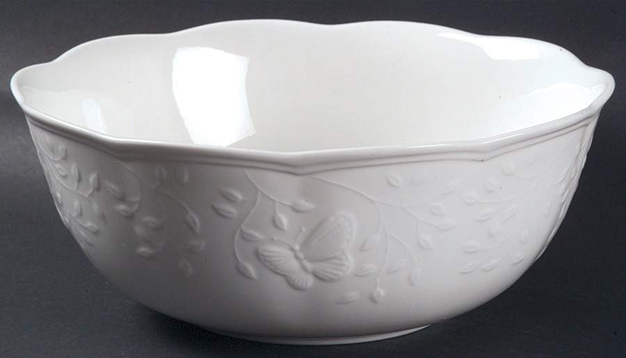 Butterfly Meadow Cloud 9" Round Vegetable Bowl by Lenox-1