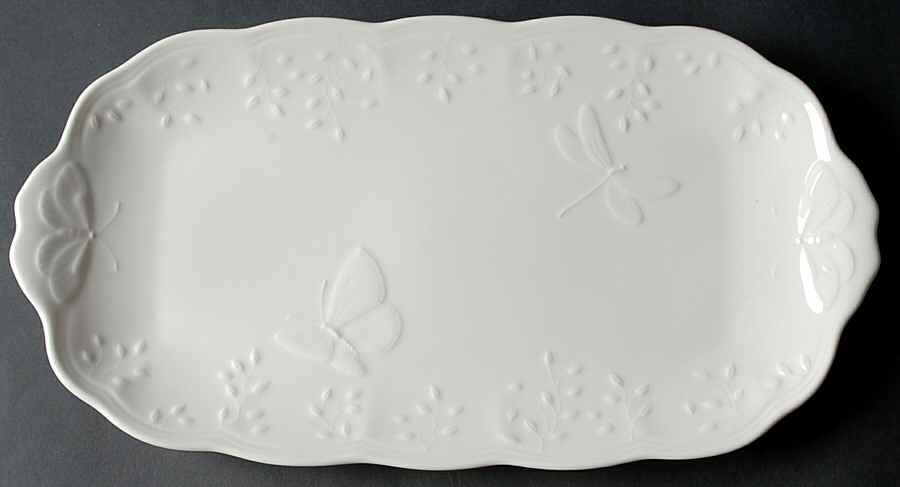 Butterfly Meadow Cloud Large Sandwich Tray by Lenox-1
