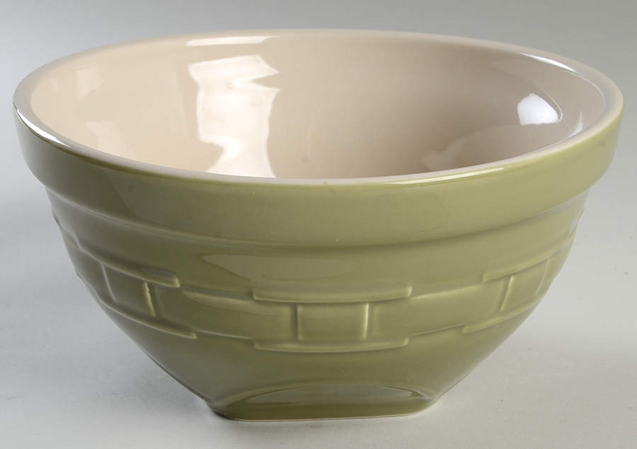 Woven Traditions Sage 9" Mixing Bowl by Longaberger-1