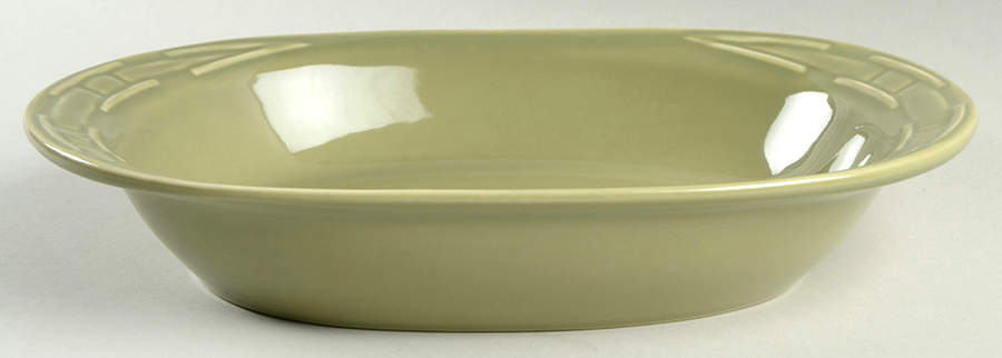 Woven Traditions Sage 13" Oval Baker by Longaberger-1