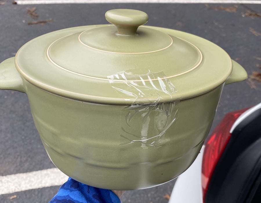 Woven Traditions Sage Dutch Oven with Lid by Longaberger-1