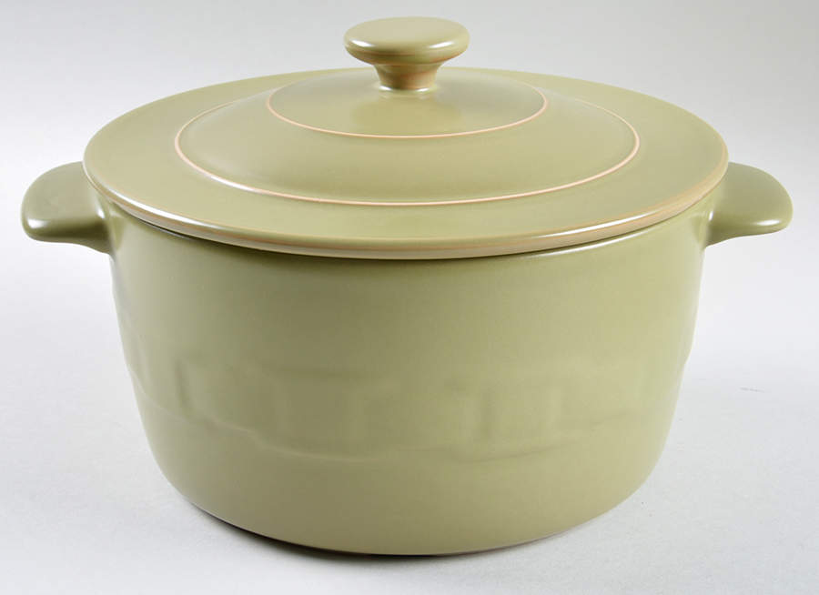 Woven Traditions Sage 2 Qt Round Covered Casserole by Longaberger-1