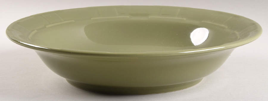 Woven Traditions Sage 12" Pasta Serving Bowl by Longaberger-1