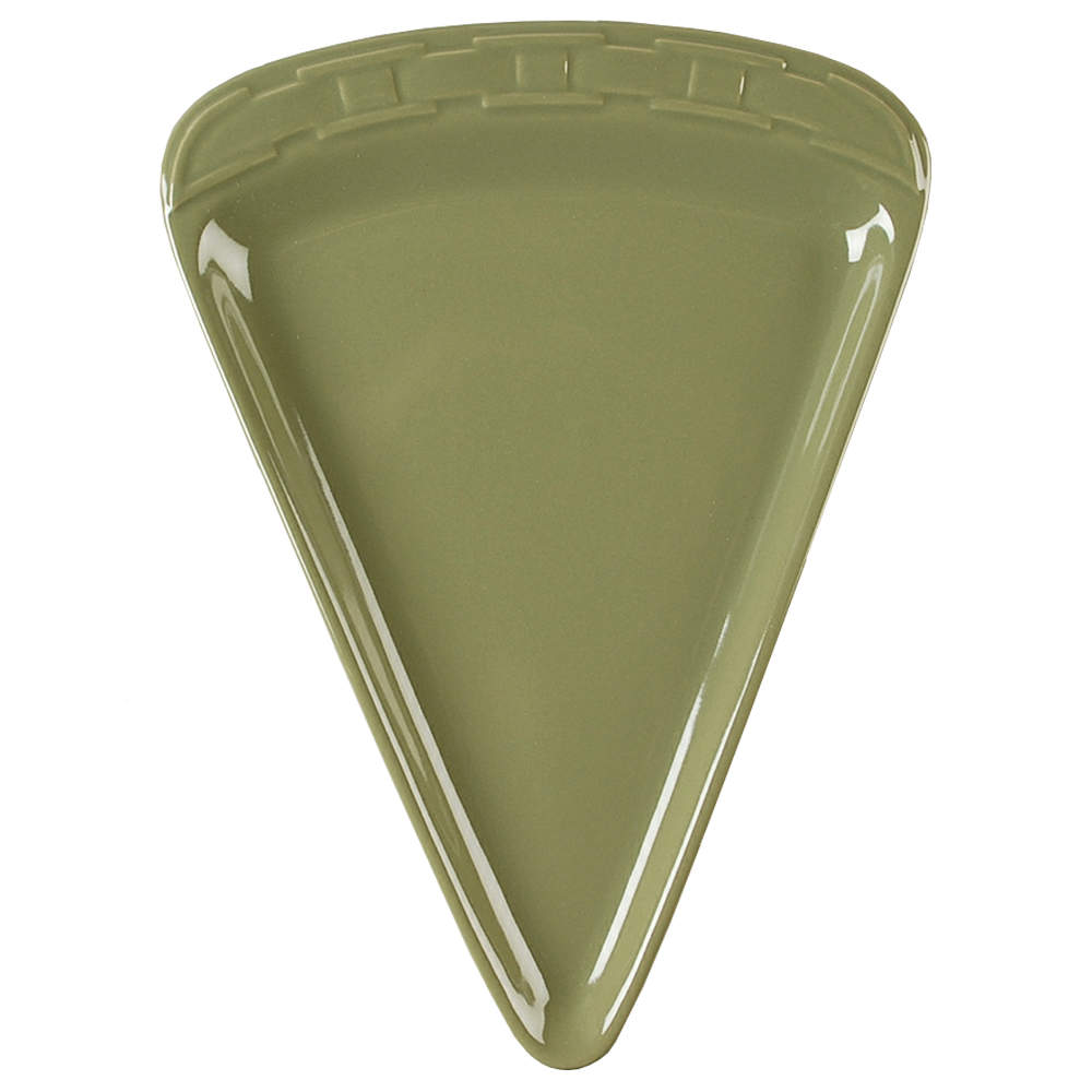 Woven Traditions Sage Pizza Slice Plate by Longaberger-1