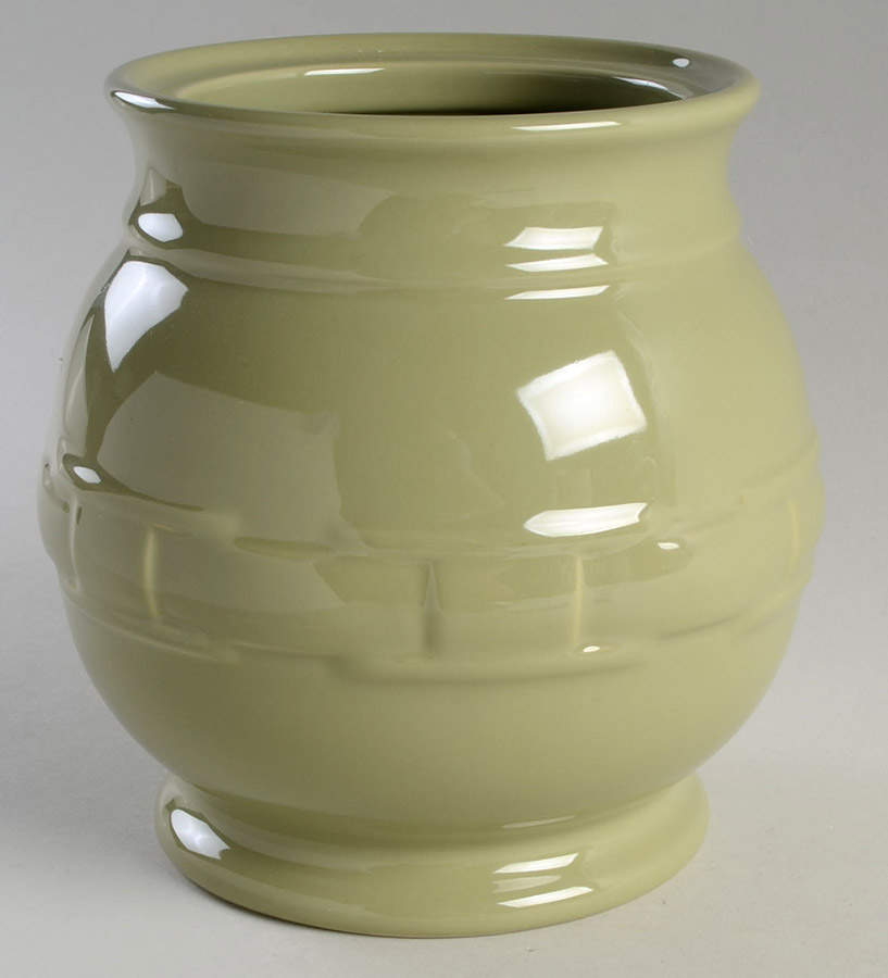 Woven Traditions Sage Large Canister No Lid by Longaberger-1