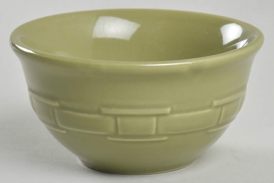 Woven Traditions Sage Dessert Bowl by Longaberger-1