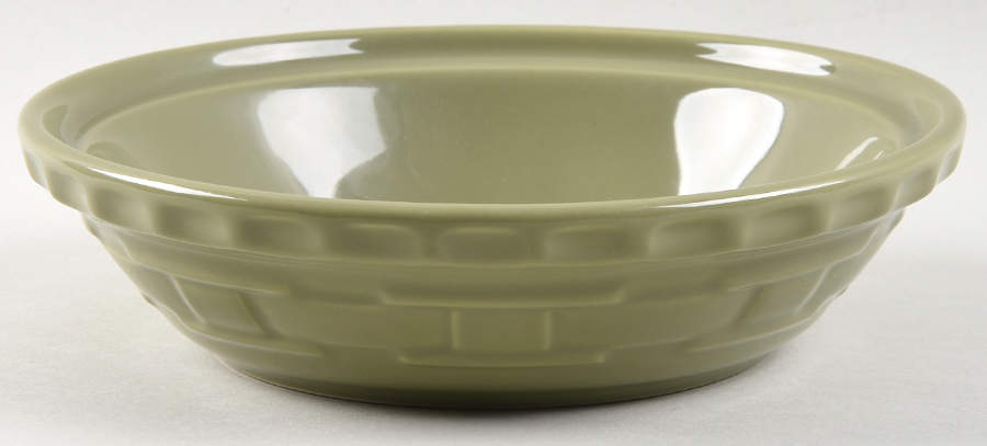 Woven Traditions Sage 7" Pie Baking Plate by Longaberger-1
