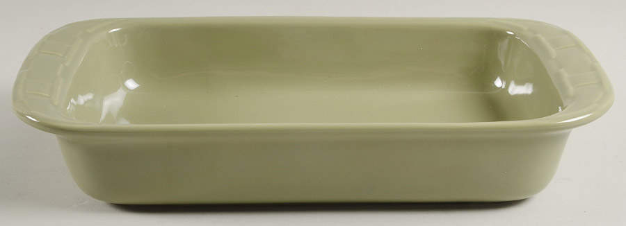 Woven Traditions Sage 13"  Rectangular Baker by Longaberger-1