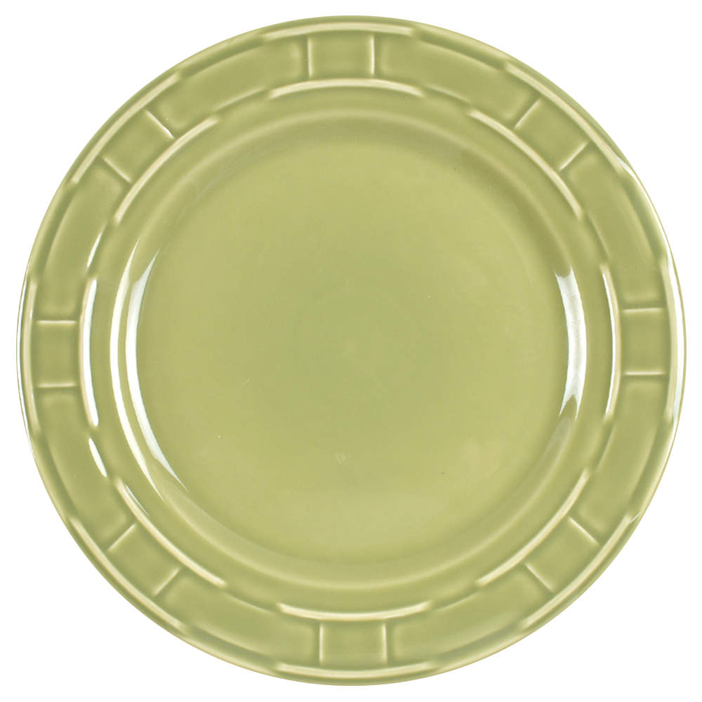 Woven Traditions Sage Dinner Plate by Longaberger-1