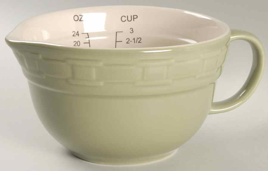 Woven Traditions Sage Measuring Cup by Longaberger-1