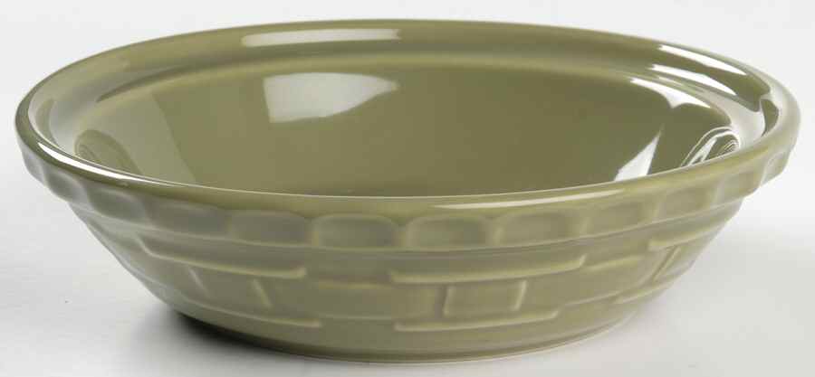 Woven Traditions Sage 7" Pie Baking Plate by Longaberger-1