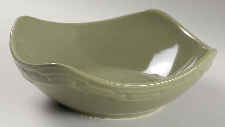 Woven Traditions Sage Medium Ripple Bowl by Longaberger-1
