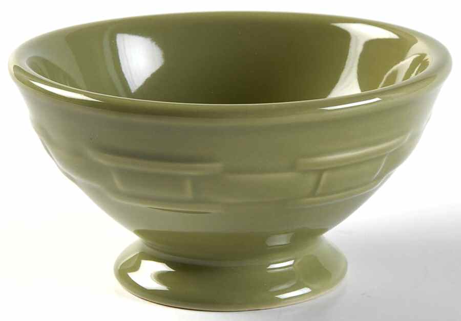 Woven Traditions Sage Footed Ice Cream Cup by Longaberger-1