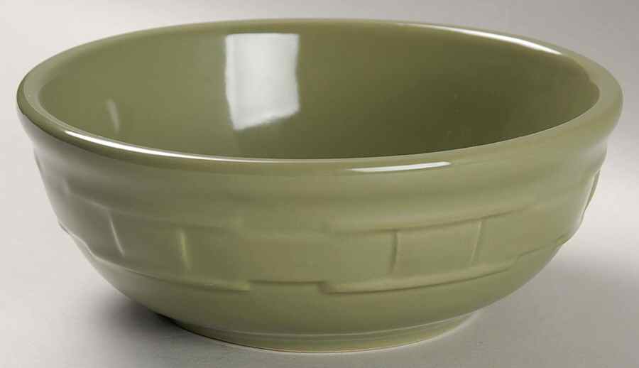 Woven Traditions Sage Coupe Cereal Bowl by Longaberger-1