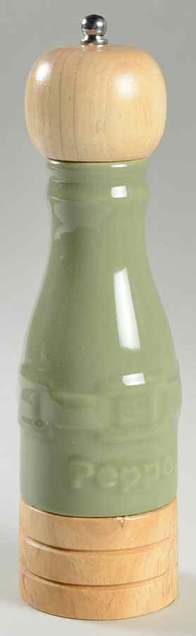 Woven Traditions Sage Pepper Mill by Longaberger-1