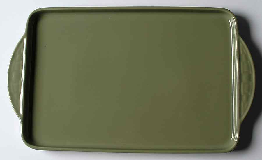 Woven Traditions Sage 16" Rectangular Tray/Baker Lid (for RB16LT) by Longaberger-1
