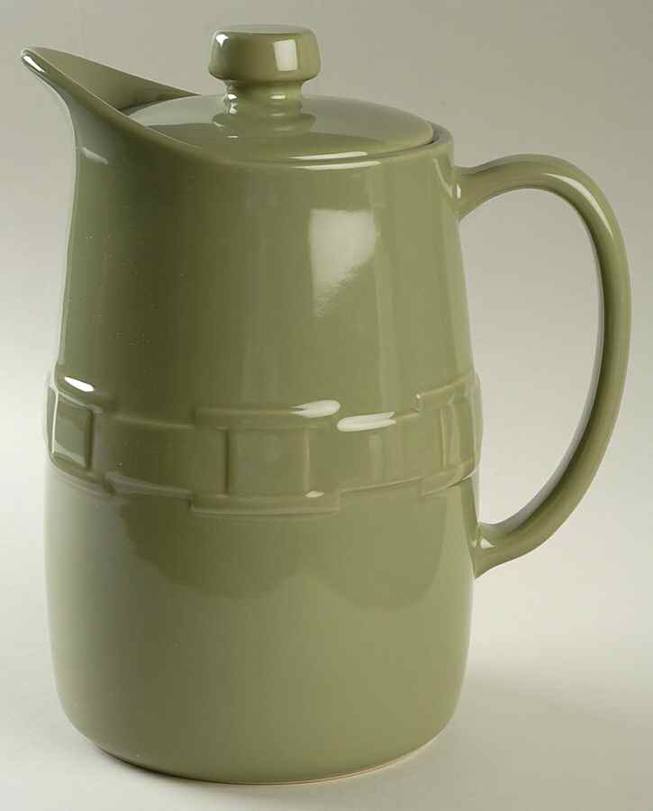 Woven Traditions Sage Carafe & Lid by Longaberger-1