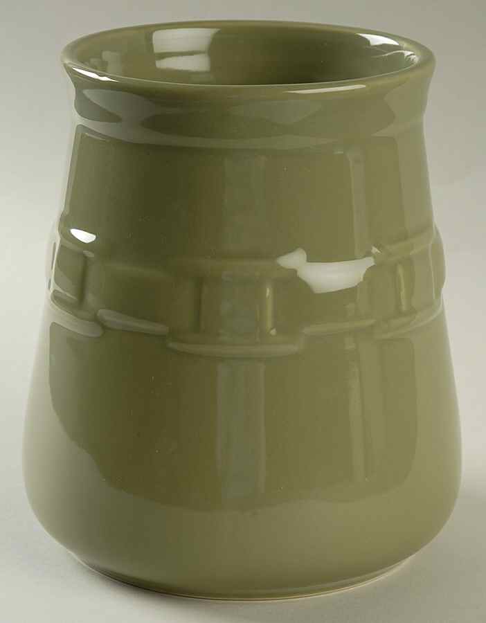 Woven Traditions Sage Kitchen Crock No Wood Lid by Longaberger-1