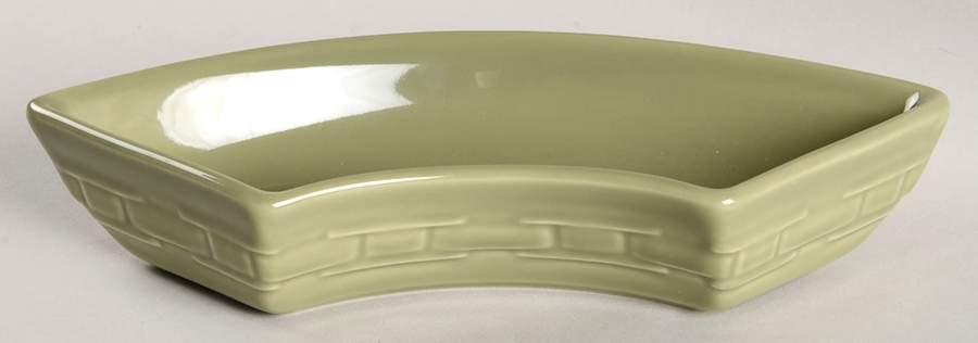 Woven Traditions Sage Crescent Bowl by Longaberger-1