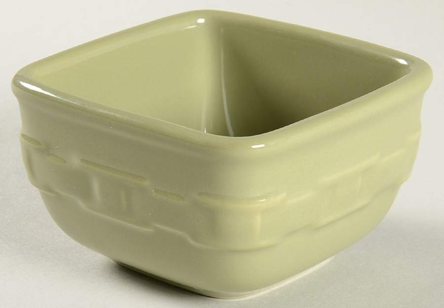 Woven Traditions Sage Dessert Bowl by Longaberger-1