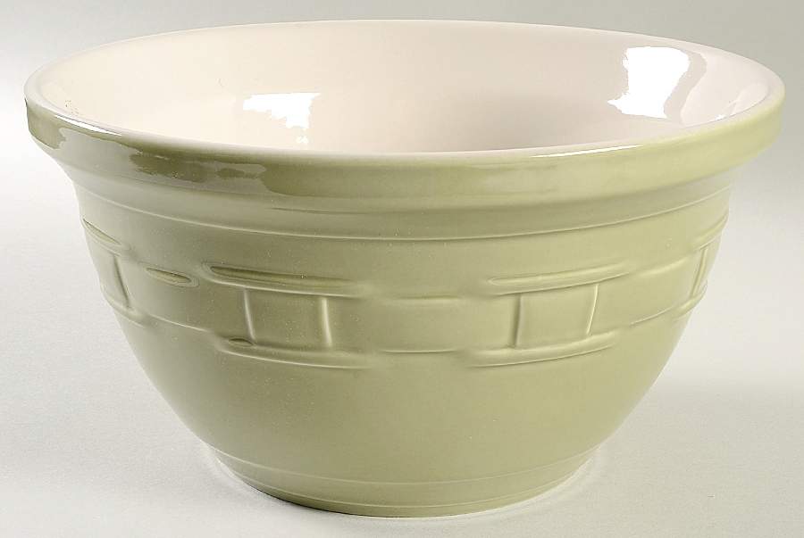 Woven Traditions Sage 10" Mixing Bowl by Longaberger-1