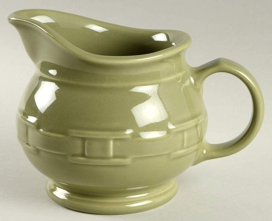 Woven Traditions Sage Gravy/Sauce Pitcher by Longaberger-1