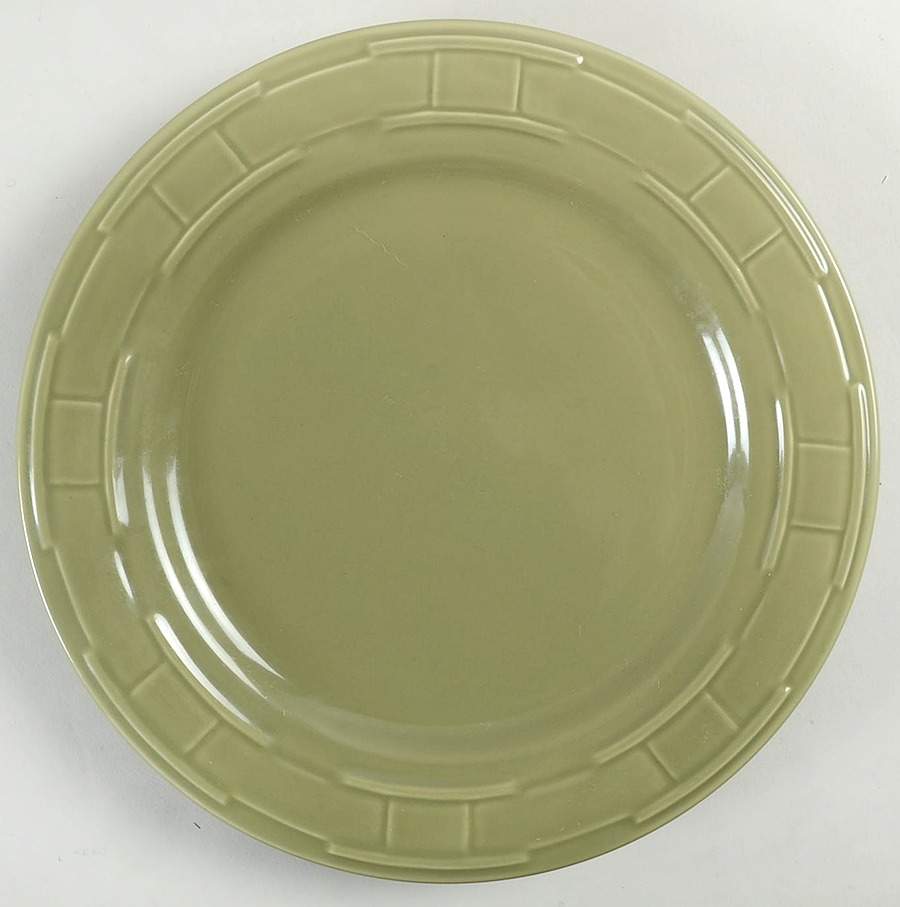 Woven Traditions Sage Dinner Plate by Longaberger-1
