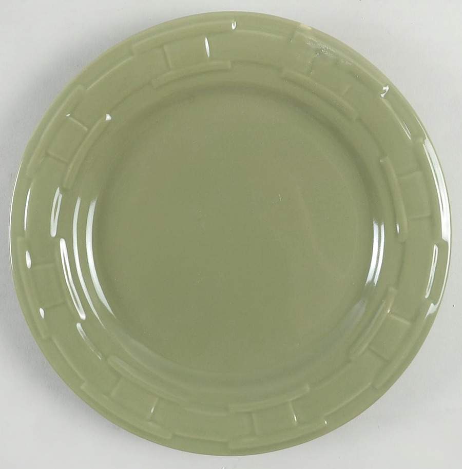 Woven Traditions Sage Luncheon Plate by Longaberger-1