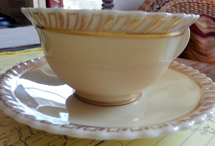 J330A Footed Cup & Saucer Set by Lenox-1
