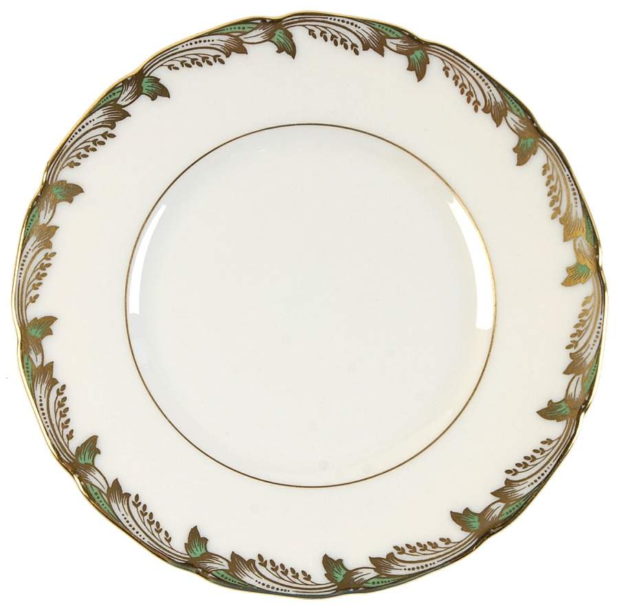 Essex Green (Scalloped) Bread & Butter Plate by Lenox-1